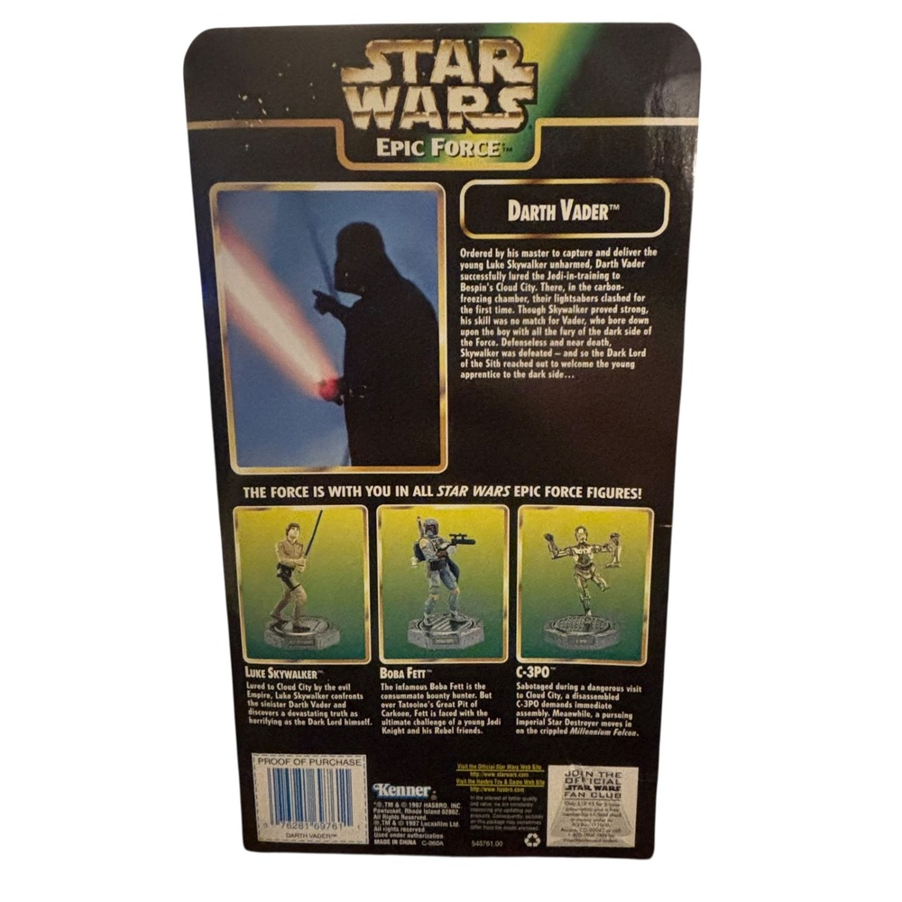 Star Wars Epic Force Darth Vader Kenner Collection Action Figure New AS IS - Picture 5 of 13